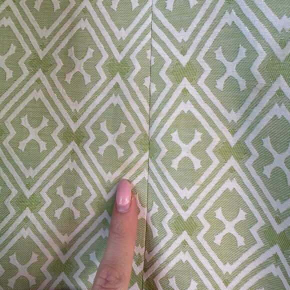 Vintage 'Enough About Me' Long Button Up Mint Green Art Deco 70s Coat Sz 6 Retro - Picture 11 of 11